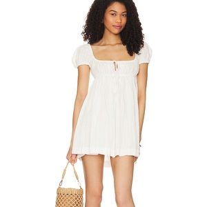NWT TULAROSA Amelie Mini Dress in White